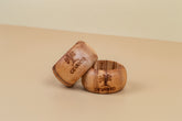 Olive Wood Napkin Rings - Rustic Grace for Your Table