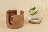 Olive Wood Coaster - Nature’s Elegance at Your Table
