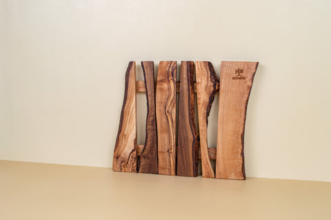 Rustic Olive Wood Trivet - A Touch of Old-World Charm