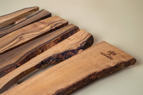 Rustic Olive Wood Trivet - A Touch of Old-World Charm