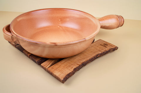 Rustic Olive Wood Trivet - A Touch of Old-World Charm