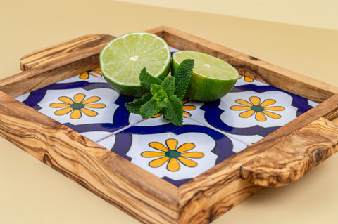 Ceramic Serving Tray - Elegantly Handcrafted