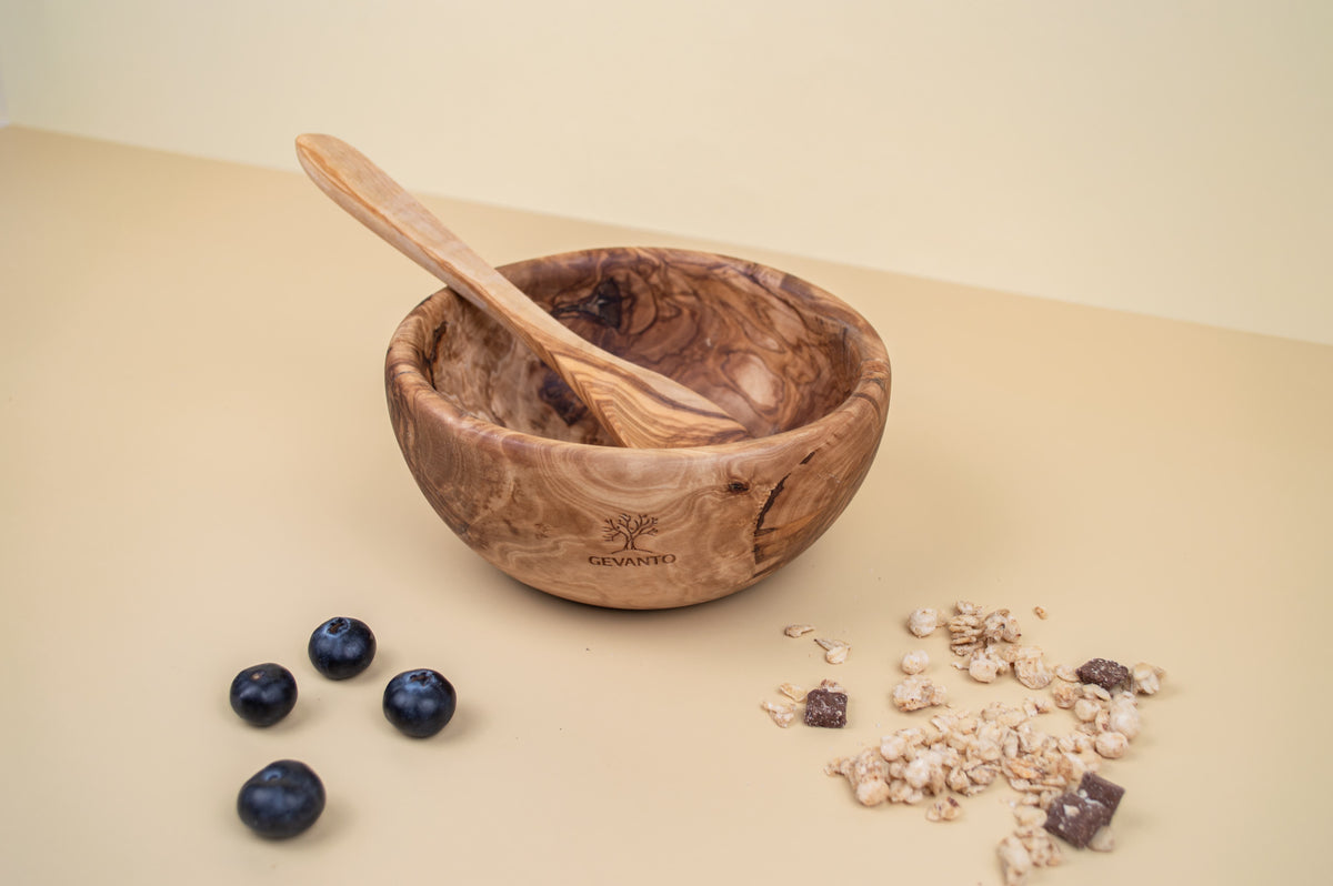 Granola bowl with spoon