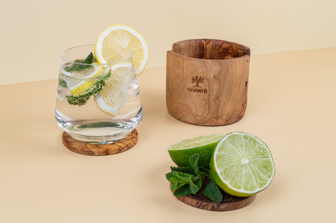 Olive Wood Coaster - Nature’s Elegance at Your Table