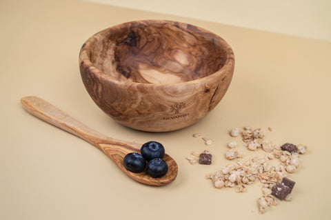 Granola bowl with spoon